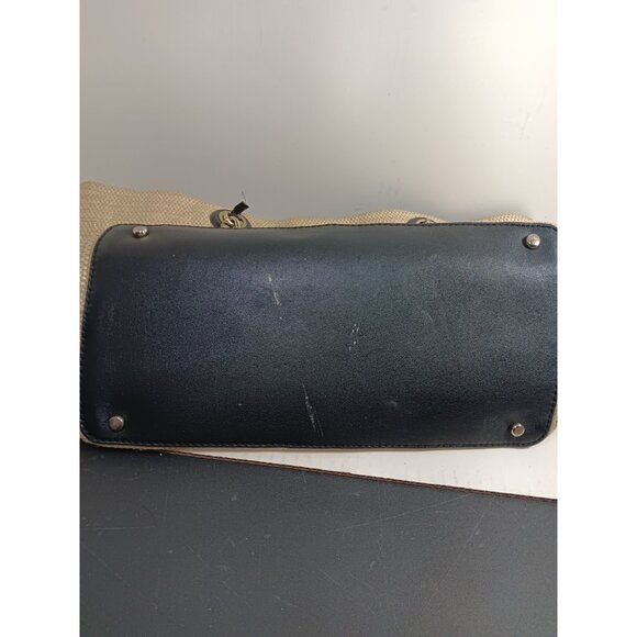 Kate Spade New York Bags Womens Signature Straw Wicker Chain Strap Shoulder Bag - Picture 4 of 8